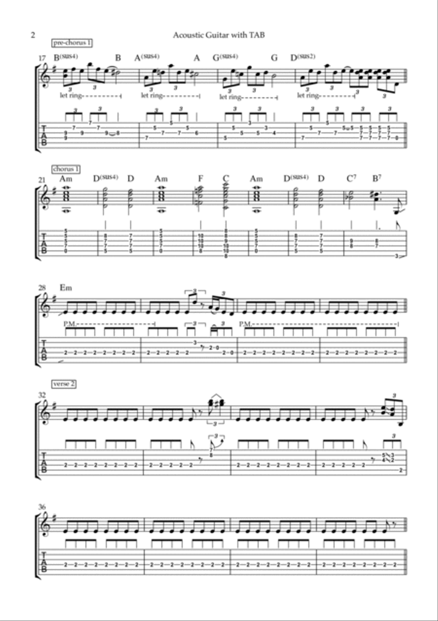 Black Velvet Electric Guitar scores gallery preview page 2