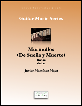 Book cover for Murmullos (De sueño y Muerte). Bossa for Guitar