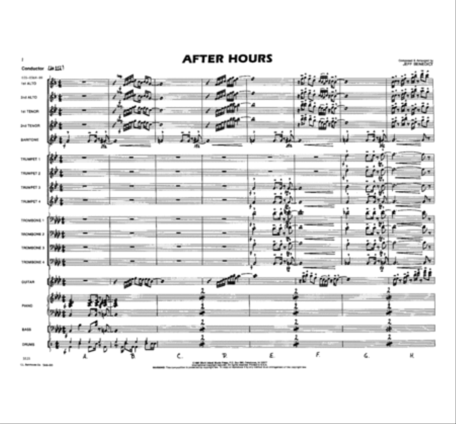After Hours Jazz Ensemble scores gallery preview page 2