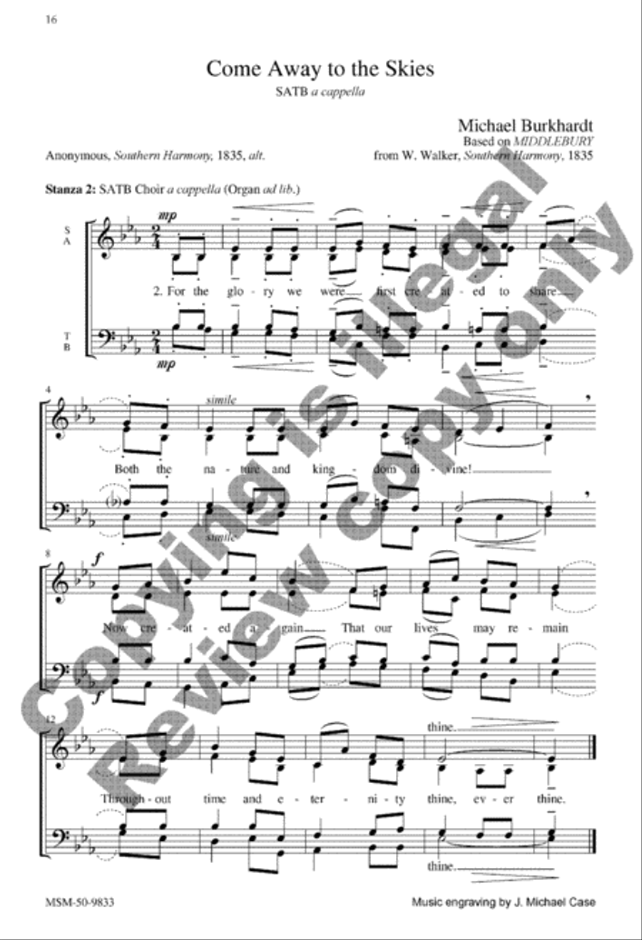 With Angel Choirs, Set 1 With Angel Choirs, Set 1 SSATB scores gallery preview page 16