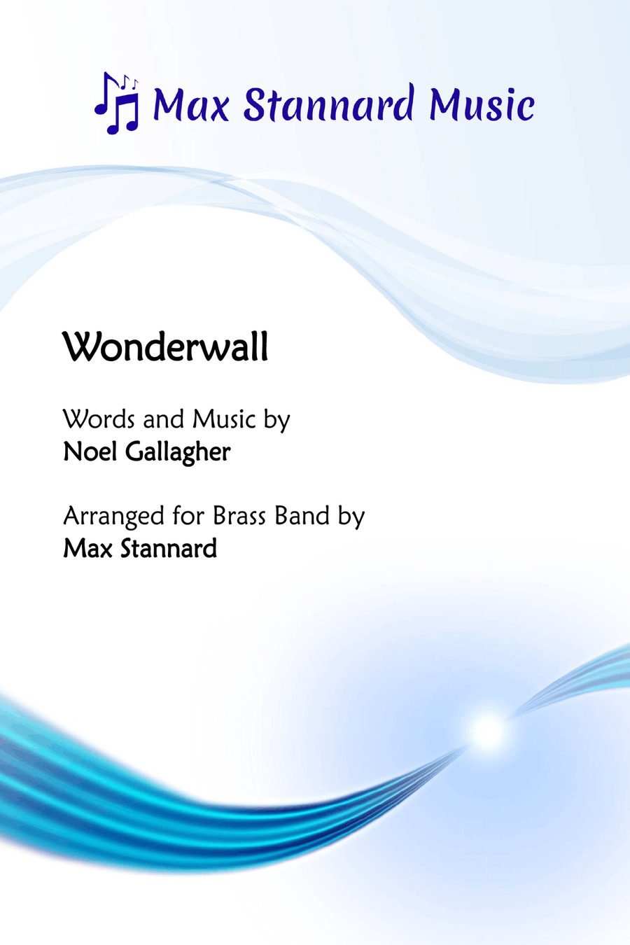 Wonderwall Brass Band scores gallery preview page 1