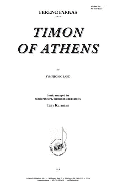 Incidental Music to Timon of Athens? - 3 Mvts - Bd Set
