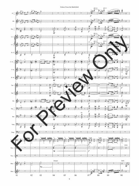 Echoes from the Battlefield - Full Score image number null