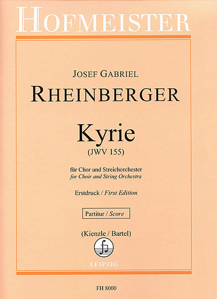 Kyrie (JWV 155) / Partitur