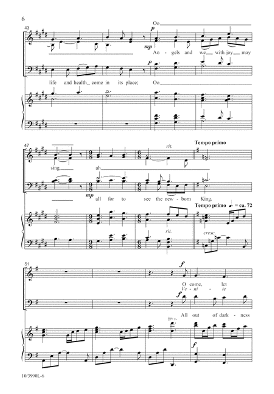 On Christmas Night On Christmas Night 4-Part scores gallery preview page 7