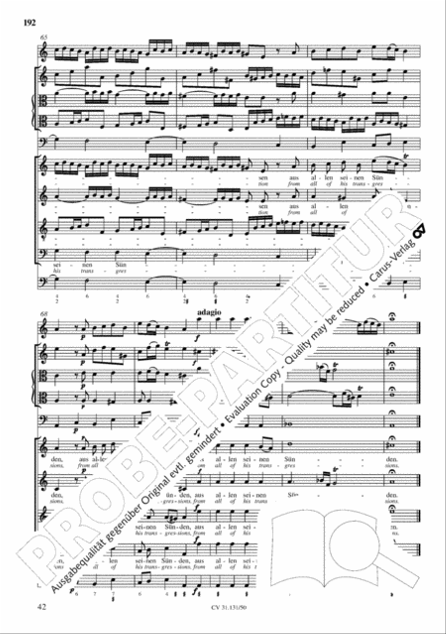 The Complete Sacred Vocal Works (Das geistliche Vokalwerk) Voice scores gallery preview page 193