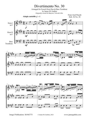 Haydn: Two Brass Trios