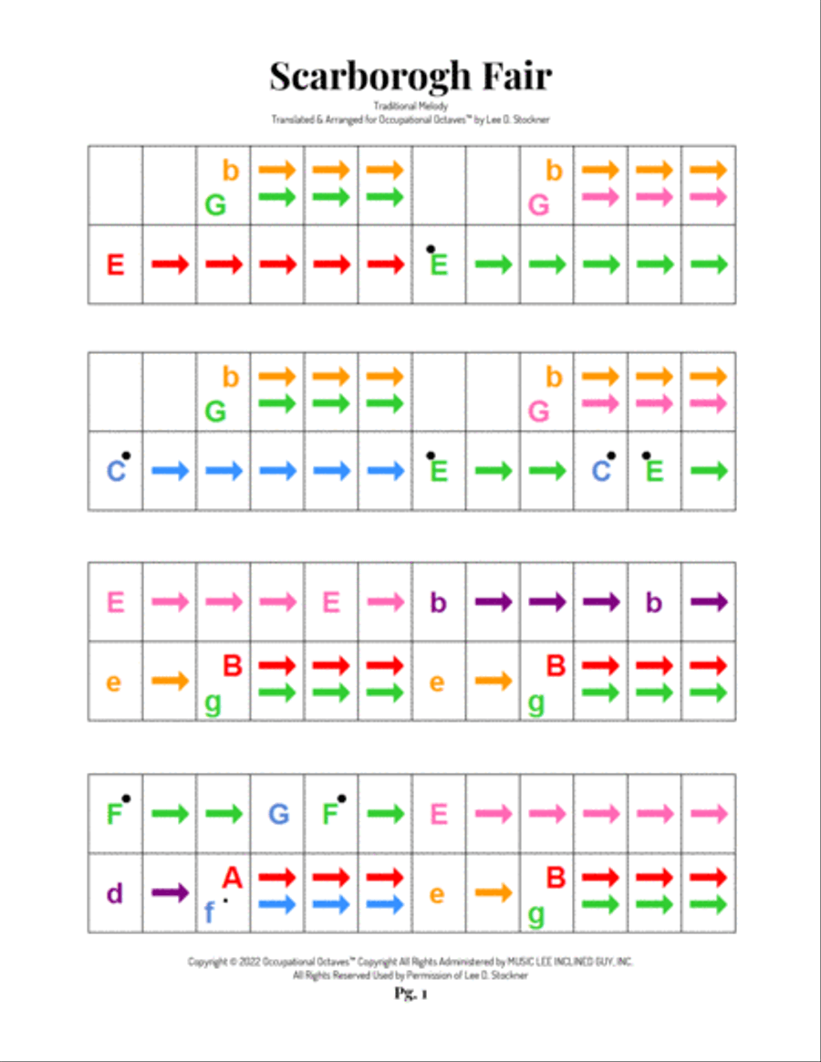 Scarborough Fair Scarborough Fair Piano Solo scores gallery preview page 2