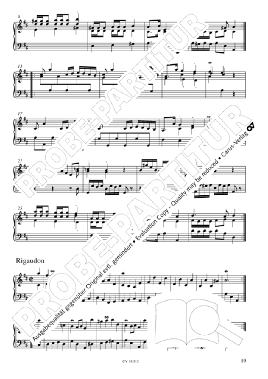 Six Suites Six Suites Harpsichord scores gallery preview page 20