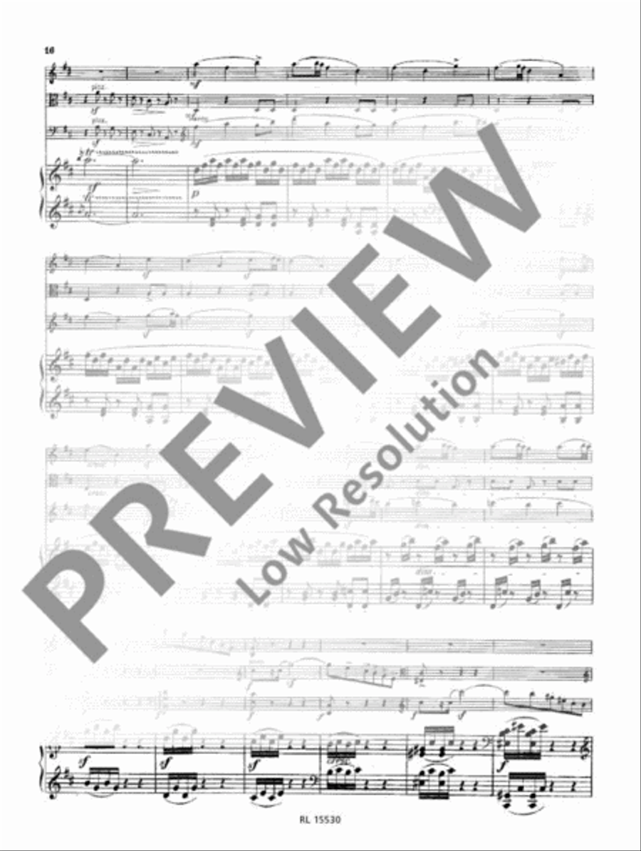 Quartet D major Quartet D major Cello scores gallery preview page 17
