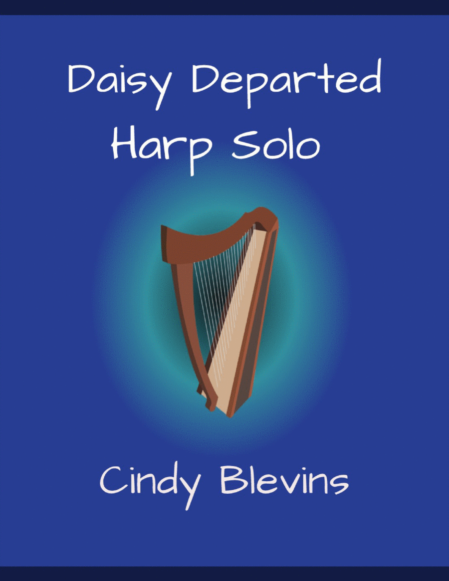 Daisy Departed, original solo for Lever or Pedal Harp Pedal Harp scores gallery preview page 1
