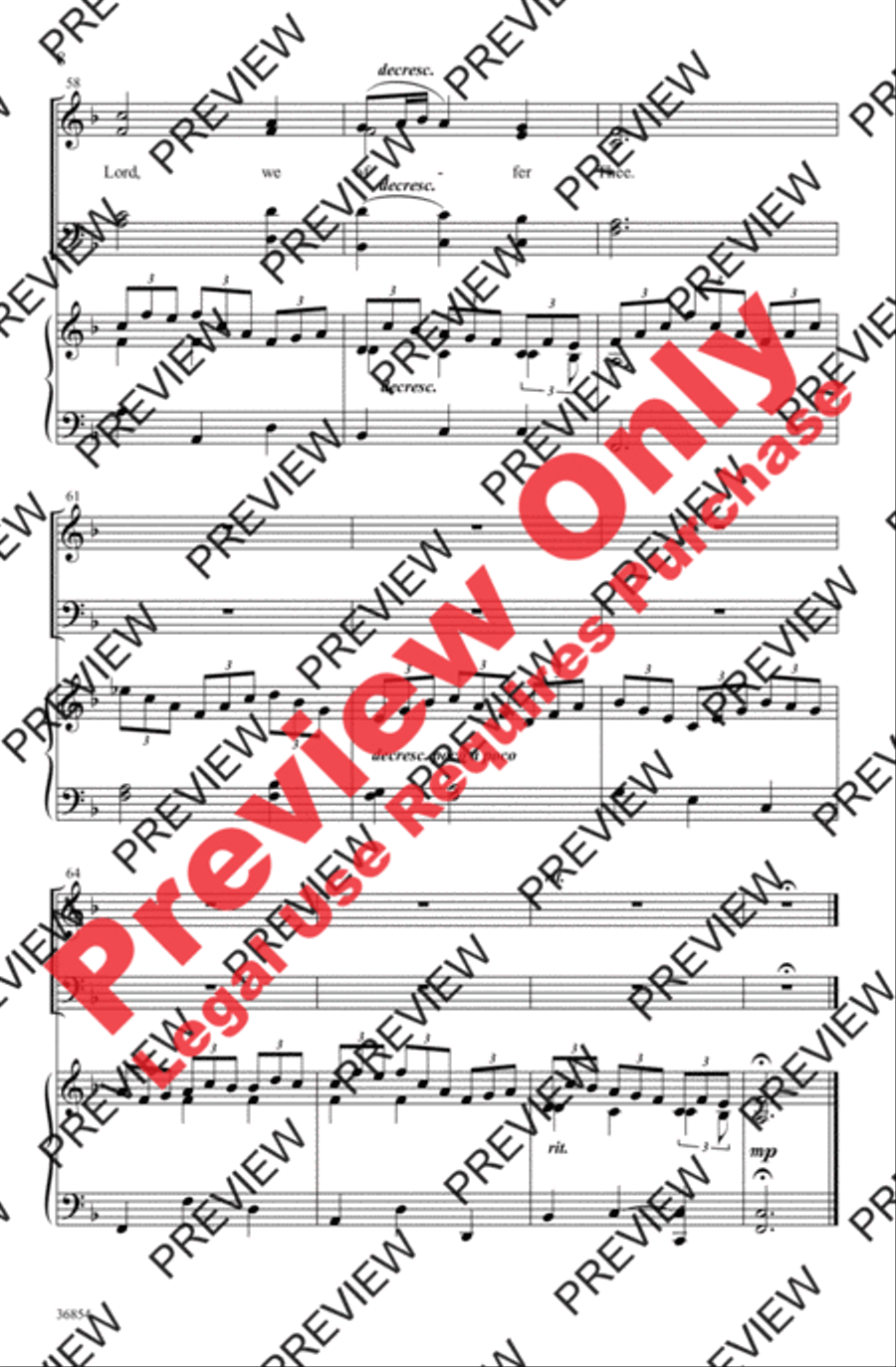 Surround Him with Praise Surround Him with Praise 4-Part scores gallery preview page 8