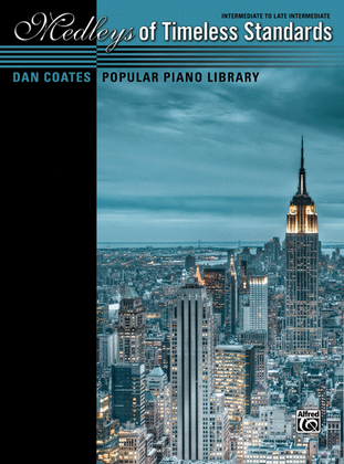 Book cover for Dan Coates Popular Piano Library -- Medleys of Timeless Standards