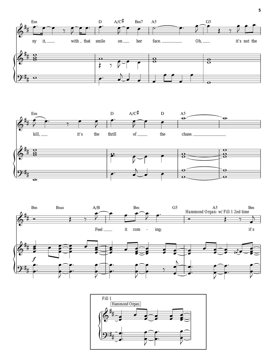 Knocking At Your Back Door Organ Accompaniment scores gallery preview page 5