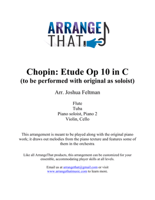 Chopin: Etude Op 10 in C