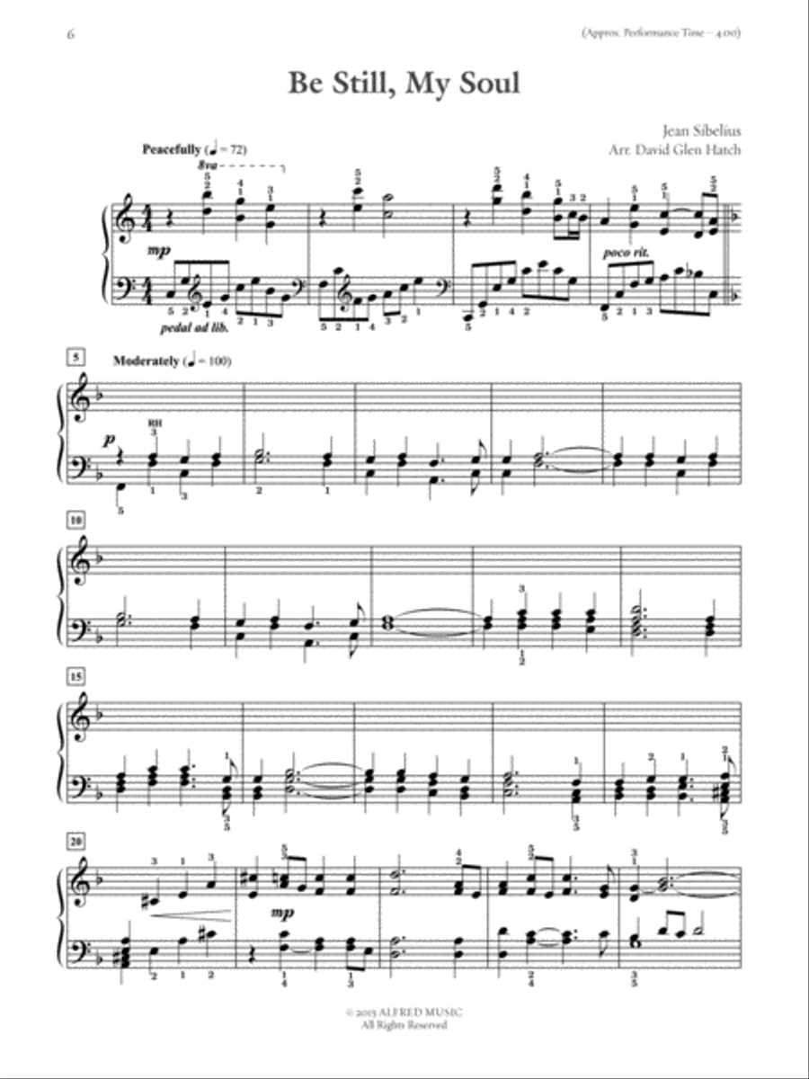 The LDS Pianist: Favorite Mormon Hymns: 12 Contemporary Piano Arrangements Piano Solo scores gallery preview page 6