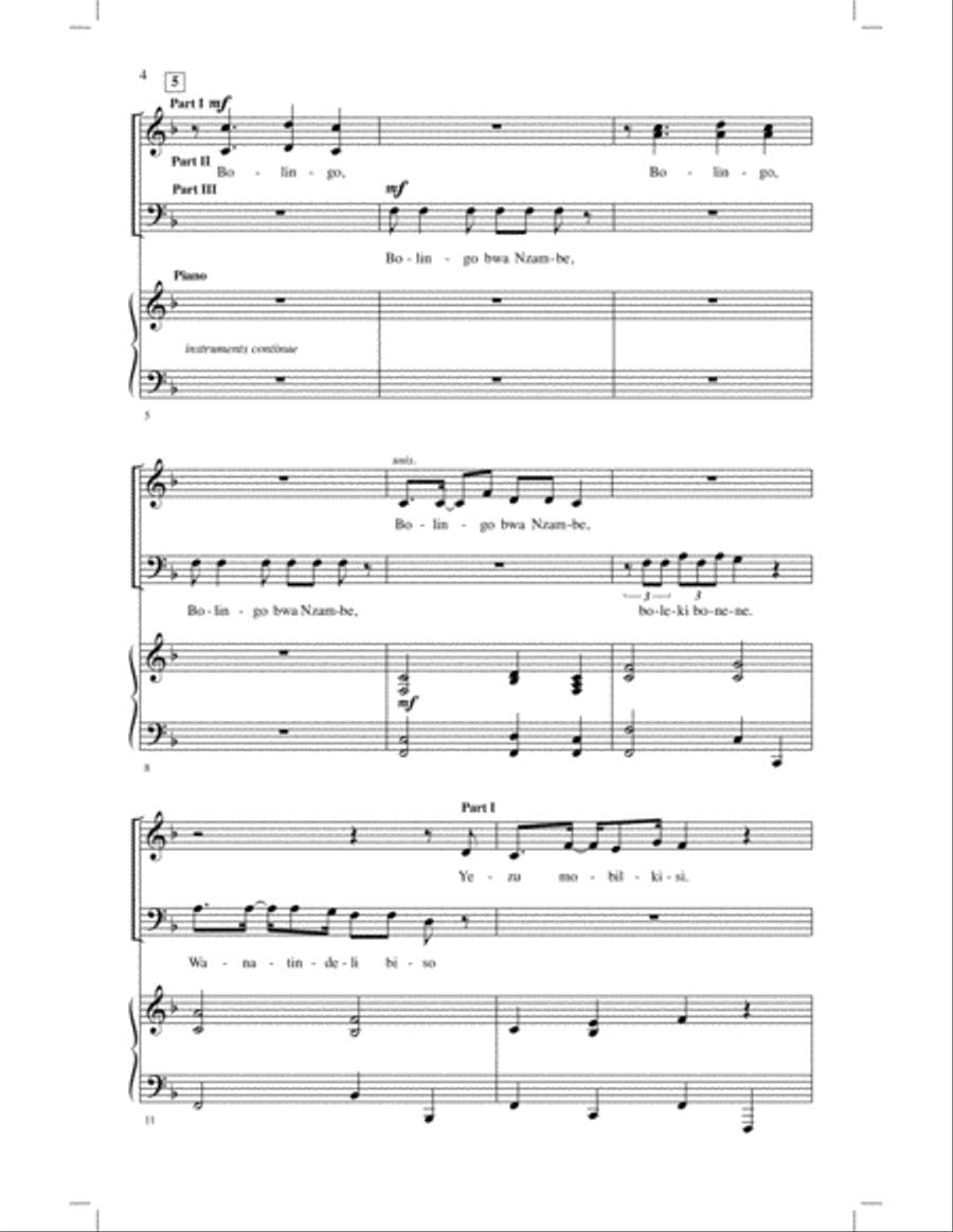 Bolingo Bolingo 3-Part scores gallery preview page 2