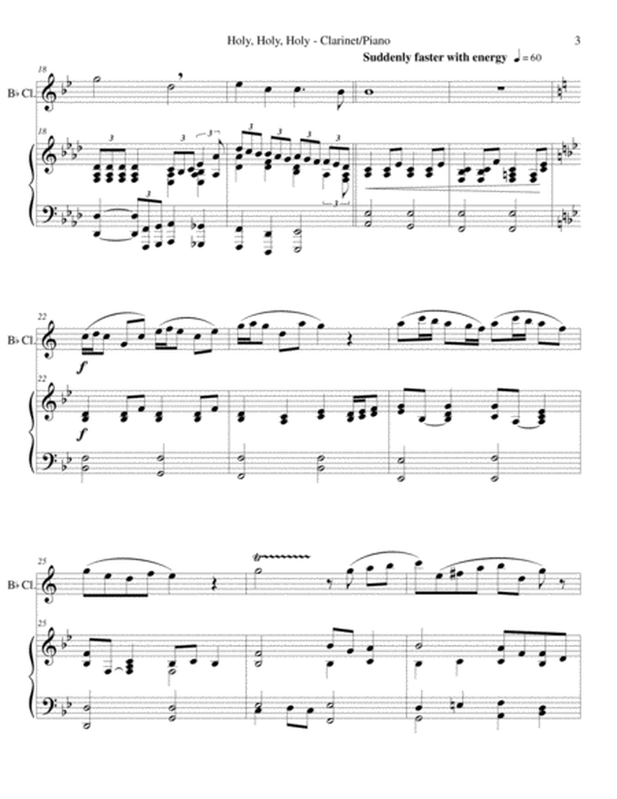 Gary Lanier: 3 GREAT HYMNS, Set 2 (Duets for Bb Clarinet & Piano) image number null