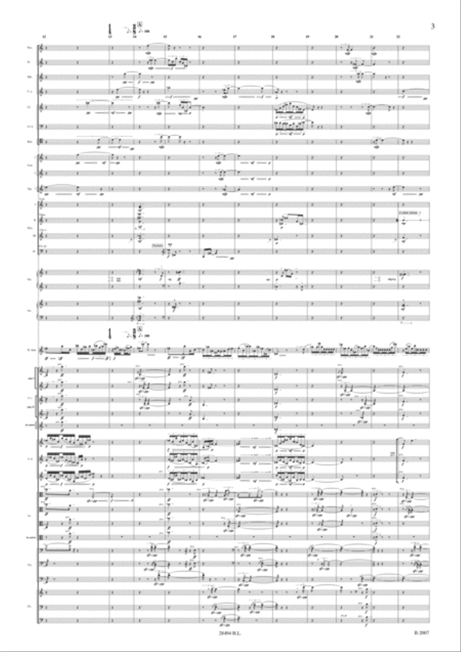 Un Temps De Silence Concerto Pour Flute Orchestra scores gallery preview page 4