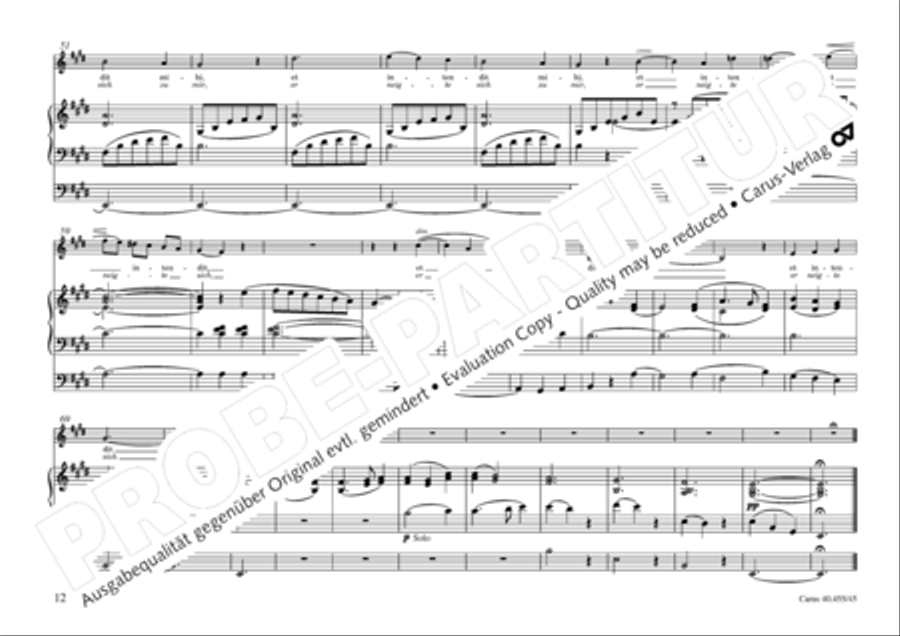 Oratorio de Noel (Weihnachtsoratorium) 4-Part scores gallery preview page 13