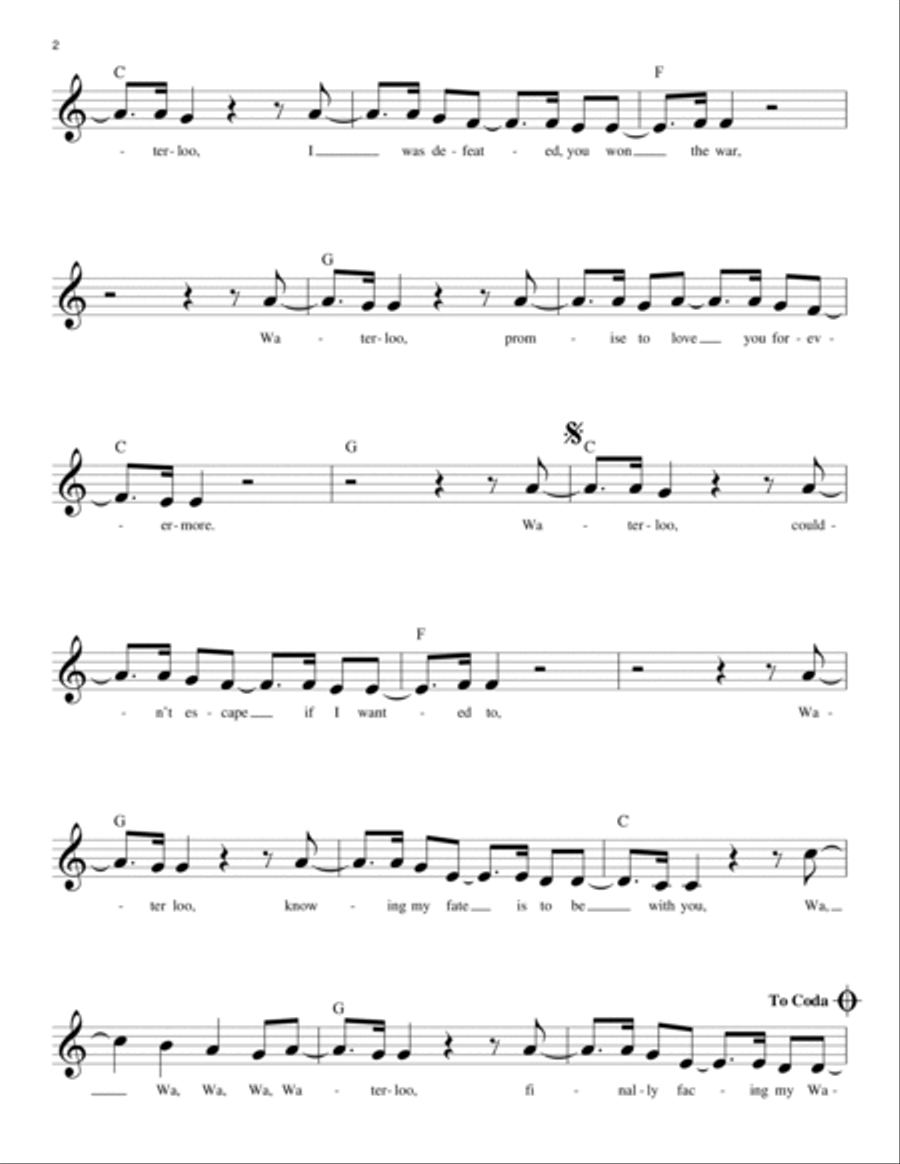 Waterloo Piano scores gallery preview page 2
