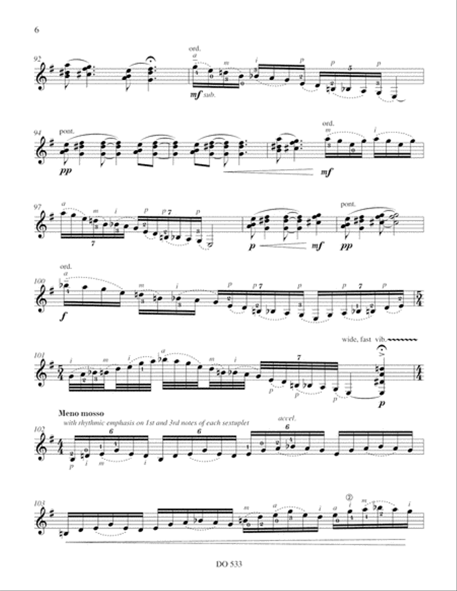 Freedom Fantasies Classical Guitar scores gallery preview page 6
