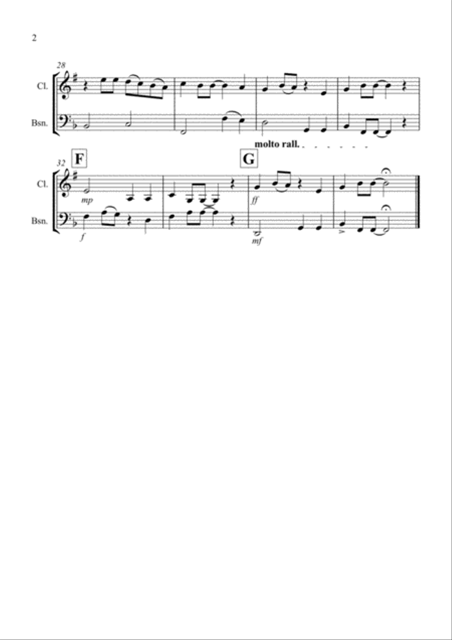Yesterday Woodwind Duet scores gallery preview page 2