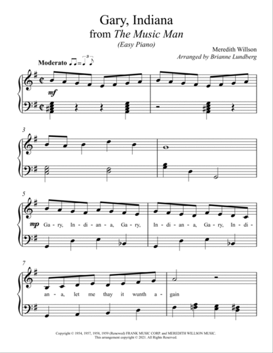 Gary, Indiana Voice scores gallery preview page 2