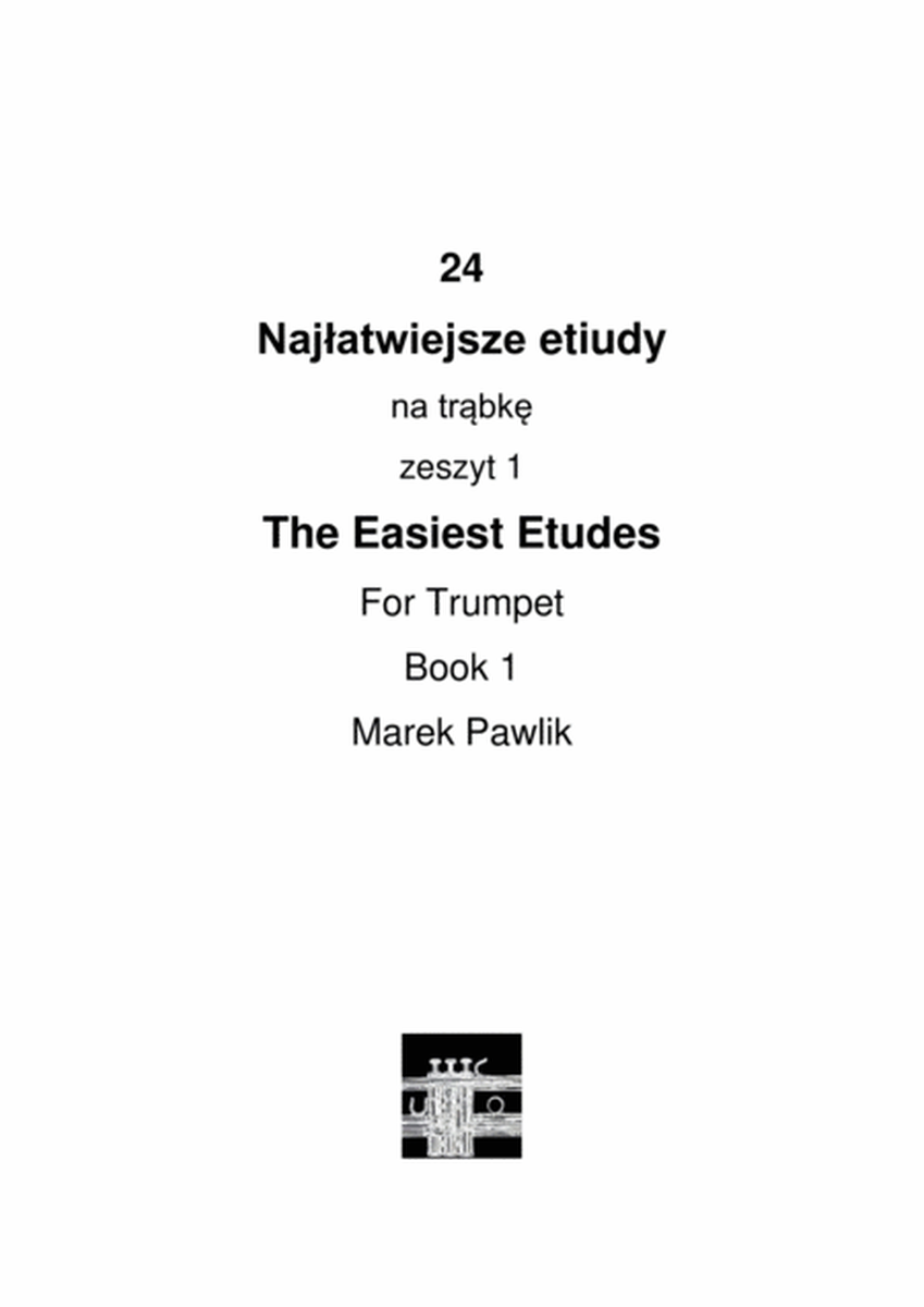 24 Najłatwiejsze etiudy na trąbkę zeszyt 1 The Easiest Etudes For Trumpet Book 1 image number null
