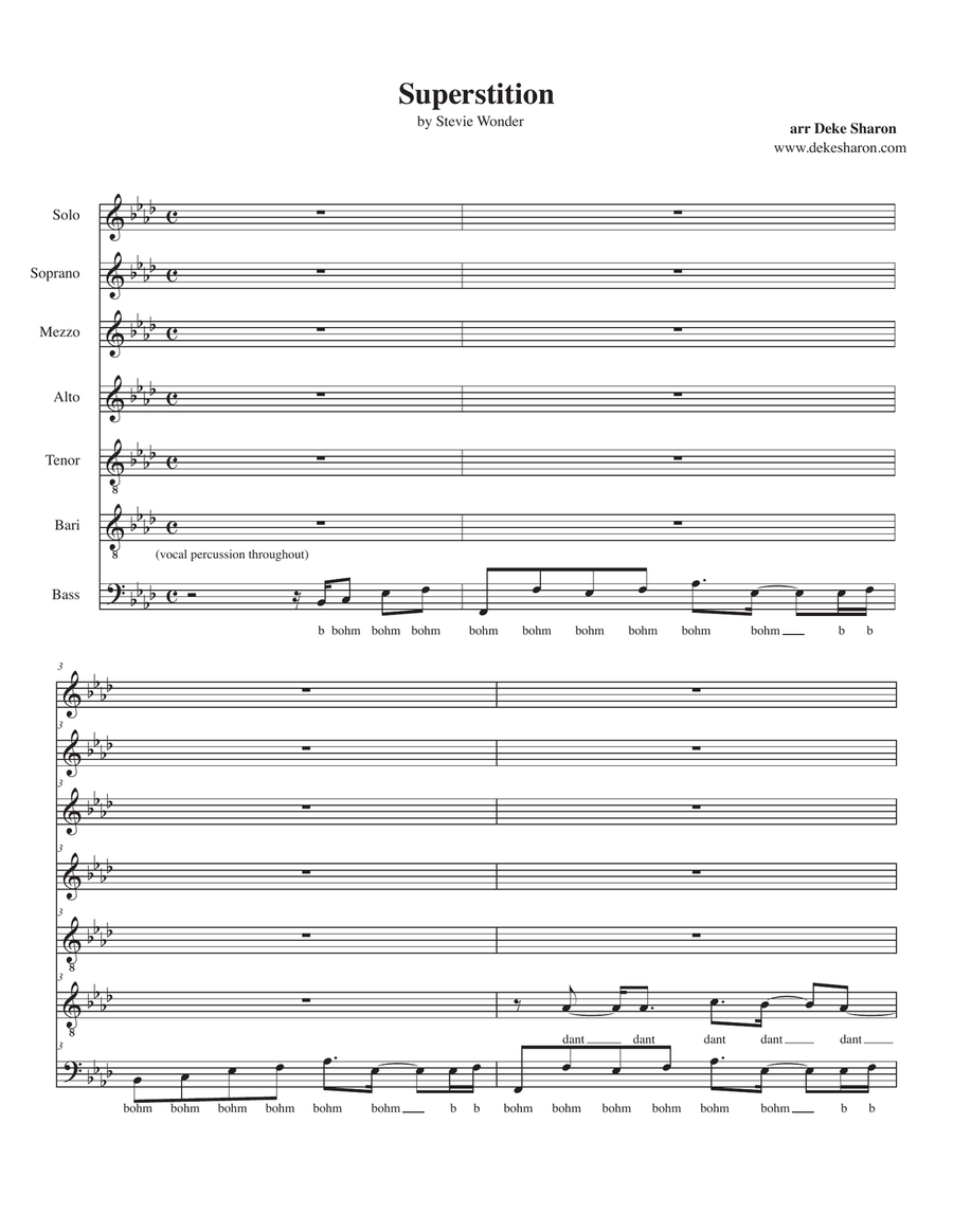 Superstition 4-Part scores gallery preview page 1