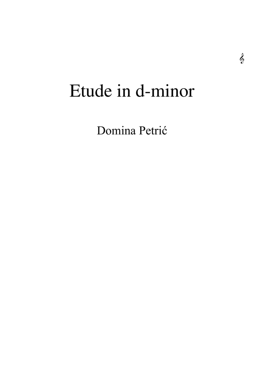 Etude d minor image number null