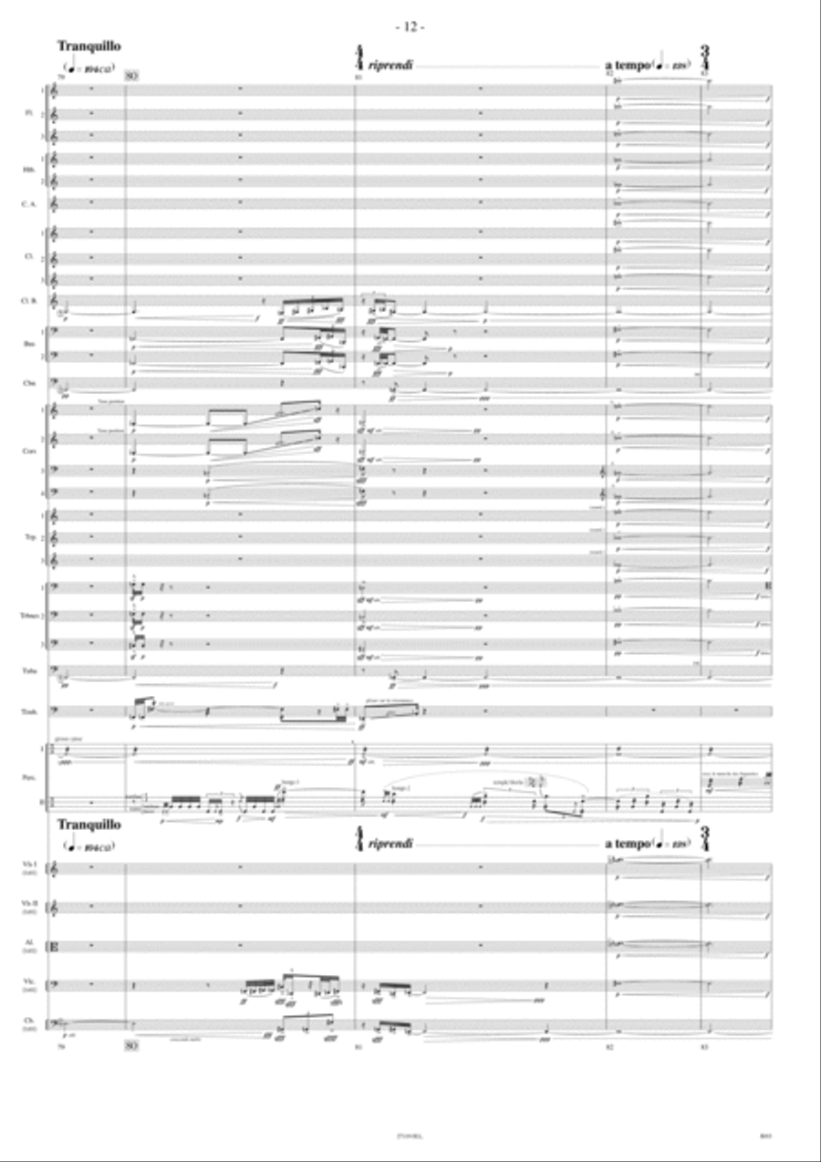 Lucifer D'Apres Pollock Orchestra scores gallery preview page 11
