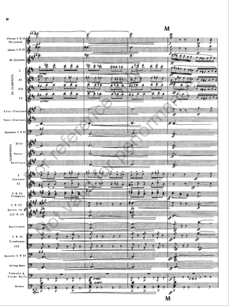 The Golden Legend Concert Band scores gallery preview page 30