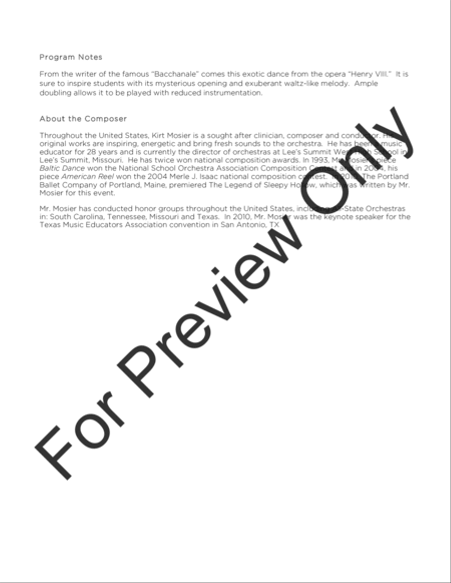 Dance of the Gypsy Dance of the Gypsy String Orchestra scores gallery preview page 3