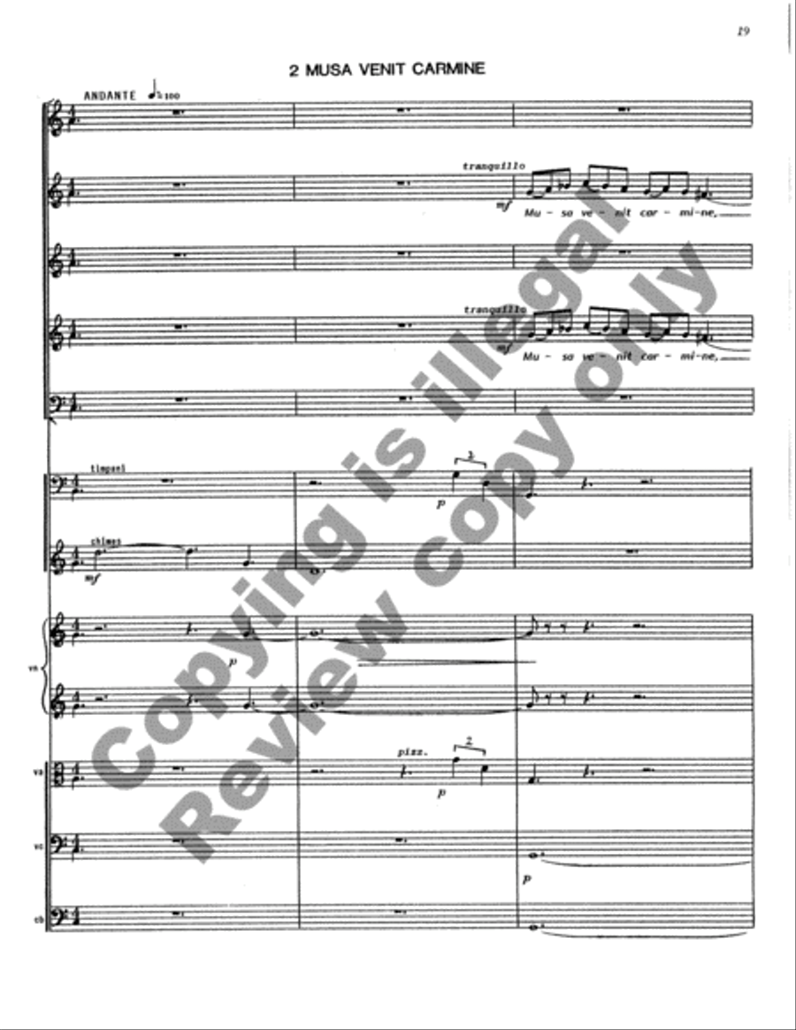 Cantata Rustica (Full/Choral Score) Choir scores gallery preview page 96