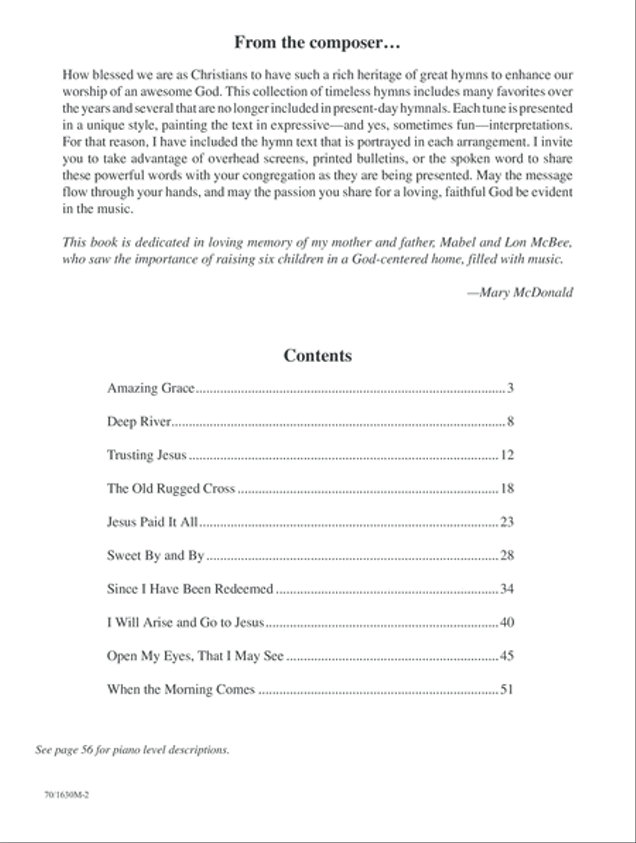 Sweet By and By (Digital Delivery) Piano Solo scores gallery preview page 2