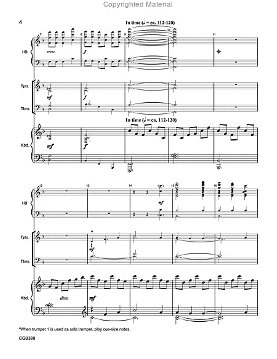 The Rock of Faith (Full Score)