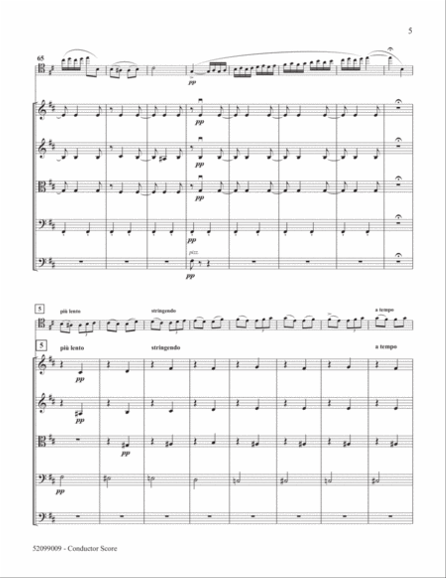 Allegro Appassionato, Op. 43 for Violoncello and String Orchestra String Orchestra scores gallery preview page 5