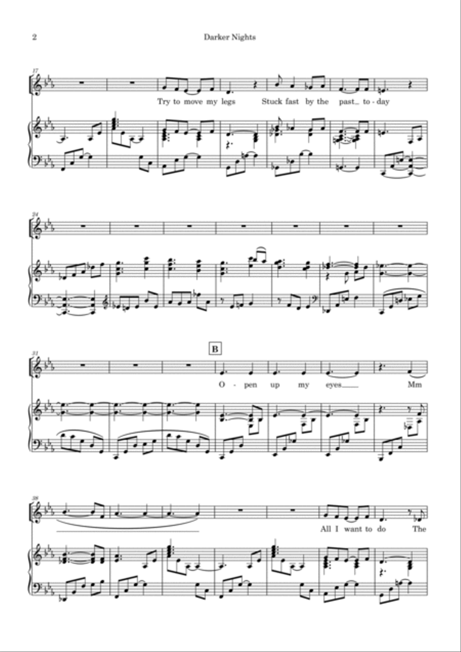 Darker Nights Voice scores gallery preview page 2