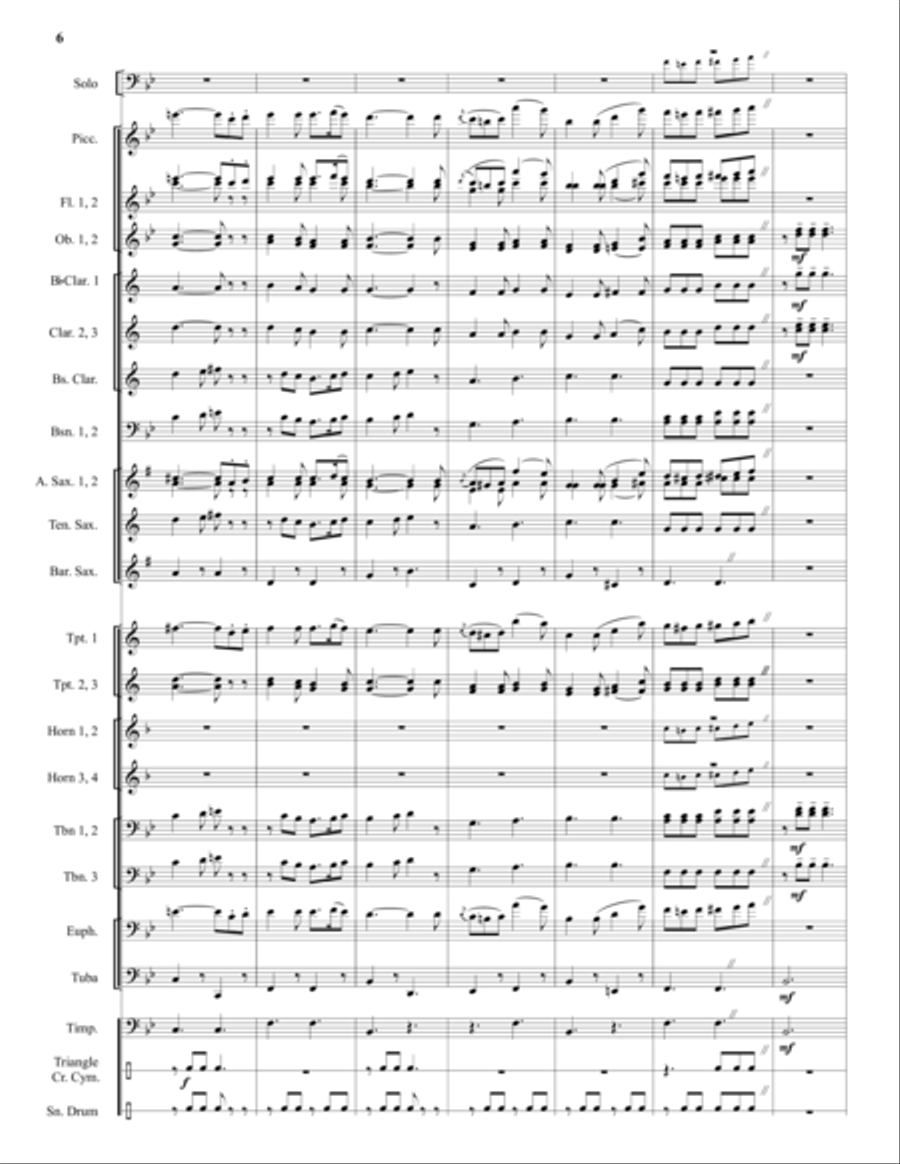 Carnival of Venice Carnival of Venice Concert Band scores gallery preview page 6