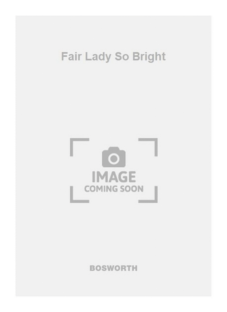 Fair Lady So Bright 4-Part scores gallery preview page 1
