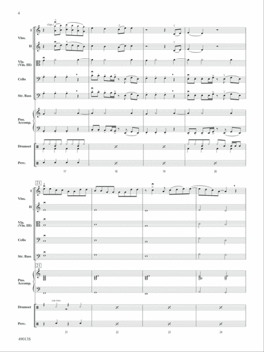 A Dua Lipa Duo: Score A Dua Lipa Duo: Score String Orchestra scores gallery preview page 4