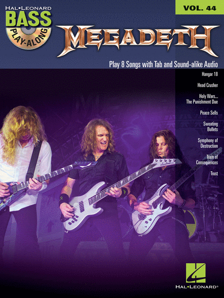 Megadeth (Bass Play-Along Volume 44)
