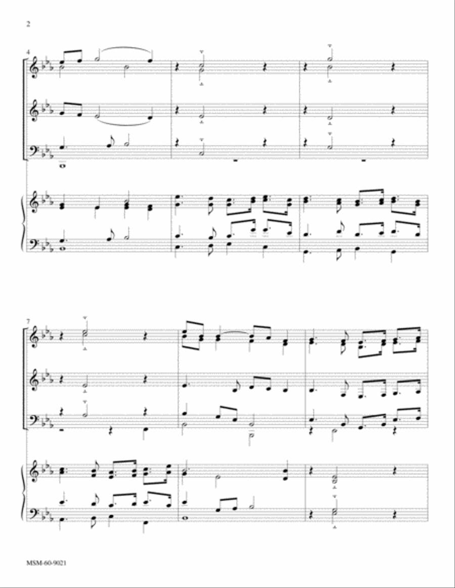 Glorious Things of Thee Are Spoken Choir scores gallery preview page 2