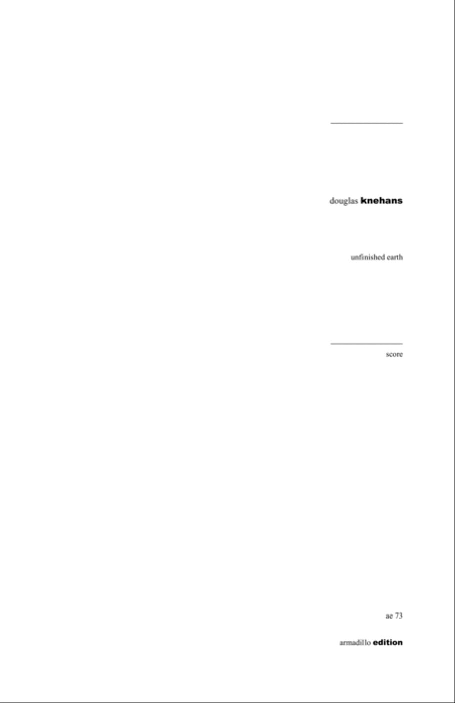 Unfinished Earth-for orchestra Full Orchestra scores gallery preview page 1