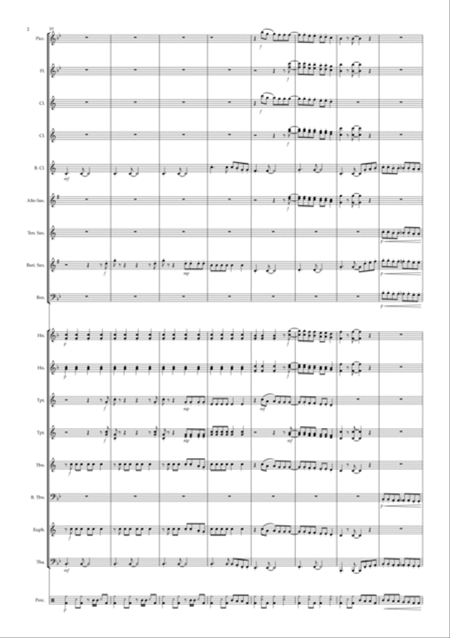 Made You Look Made You Look Concert Band scores gallery preview page 2