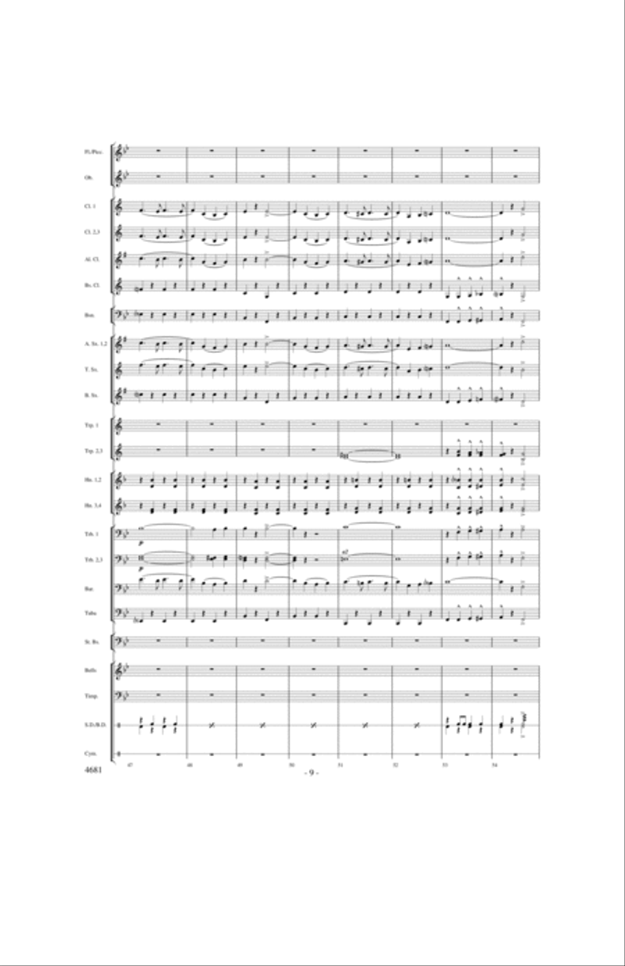Gallant Marines Gallant Marines Concert Band scores gallery preview page 8