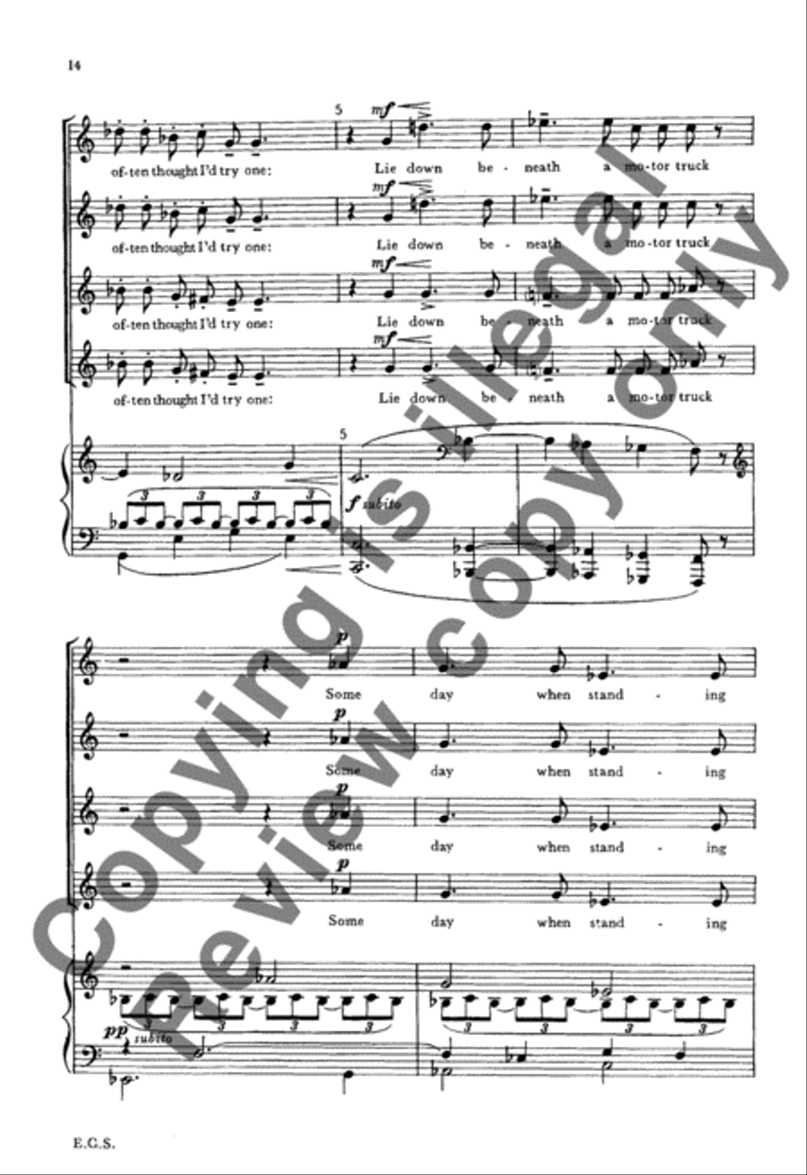 From A Very Little Sphinx SSAA scores gallery preview page 21