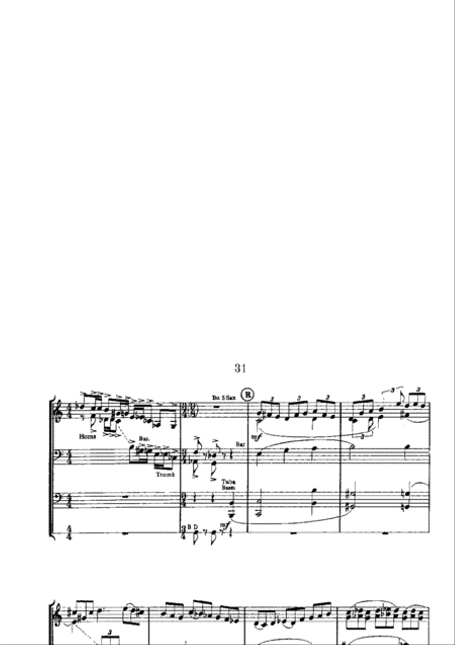 Triptiek voor Fanfare Concert Band scores gallery preview page 34