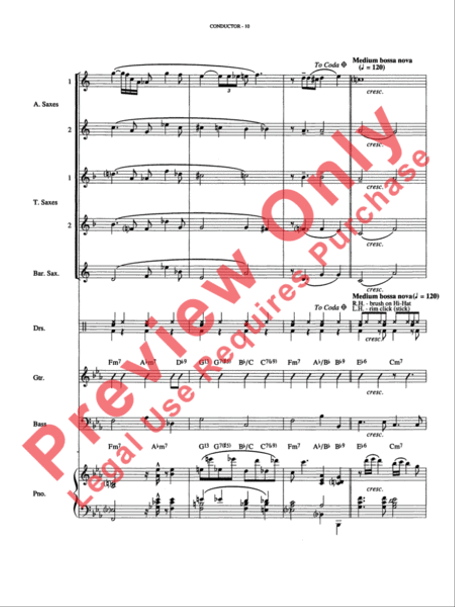 Over the Rainbow Over the Rainbow Small Ensemble scores gallery preview page 11